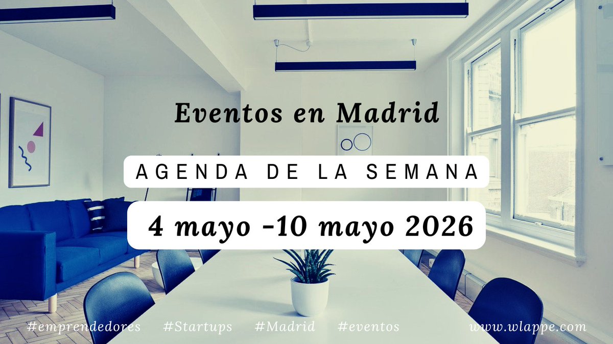 Carolplanc's tweet image. Agenda de @wlappe agenda de la semana 4mayo-10mayo: lunes 04 Pharos Spanish Meetup Madrid by Stakely: lunes 4 mayo 13:00 – 18:00 en Madrid Innovation Lab (MIL), C/ Bravo Murillo 37-39. La tokenización de activos reales y las nuevas… dlvr.it/TSMBrw #Emprendedores
