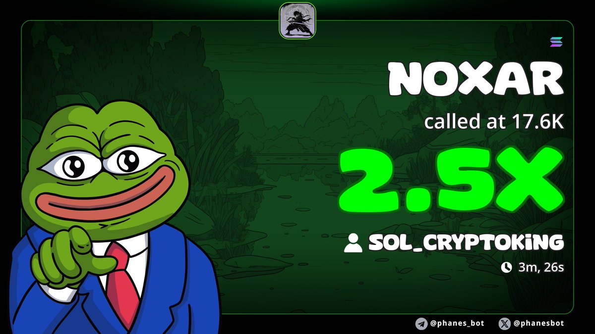 Solana_Reborn's tweet photo. 2x up on my call on $NOXAR
Ca>
Cfg1TSFHs9YZHpgDd6ojdUSPQzXtN5P4GDTaypo6pump
#malta #Luxembourg #Ecuador #Asia #turkey #dubai #omar #palestine #jordan #monaco #Athens #Turin #Valencia #Barcelona #liverpool #manutdvsliverpool https://t.co/NCa0Yn0nLa