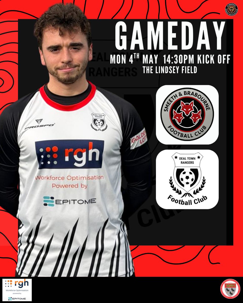 DealTownRangers's tweet image. MATCH DAY 🏆⚪️⚫️

Weald of Kent Charity Cup Final

Deal Town Rangers FC Vs. Smeeth &amp;amp; Brabourne
📍 Lydd Town FC
⏰ 2:30pm Kick Off

CUP FINAL DAY!

Bank Holiday Monday. Another opportunity for silverware. Let’s bring the trophy home! 🏆

#DealTownRangersFc #MatchDay #CupFinal
