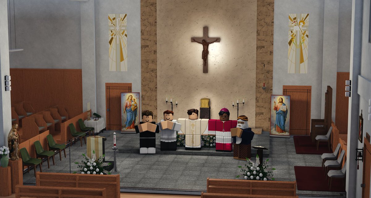 Holy Mass last Sunday, Fifth Sunday of Easter. 🤍