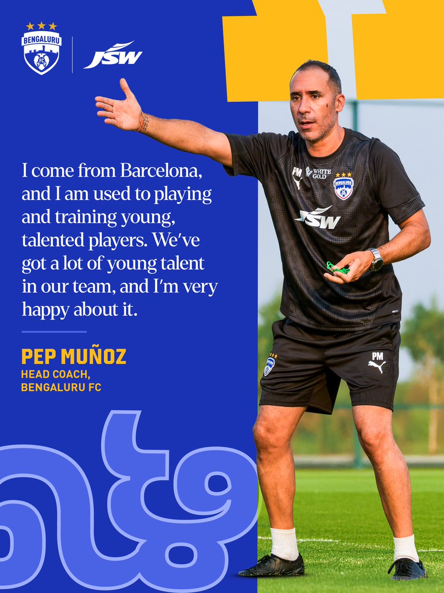 bengalurufc's tweet image. El Jefe speaks ahead of #OFCBFC. 🗣️

#WeAreBFC #Jotheyali