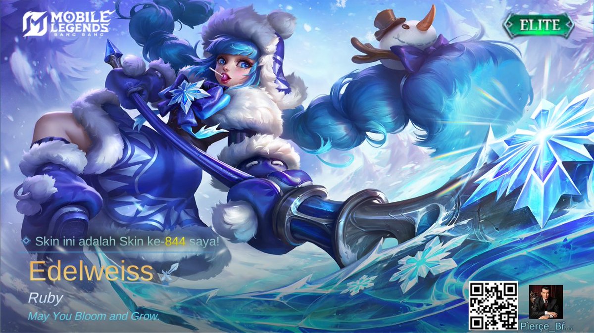 IwanPetrozza's tweet photo. Saya baru saja mendapatkan Skin baru Edelweiss di Mobile Legends: Bang Bang! Ayo kita berhadapan melawan Player MOBA terbaik dunia bersama-sama! 
https://t.co/3P82obiq2q https://t.co/GFh532dzfe