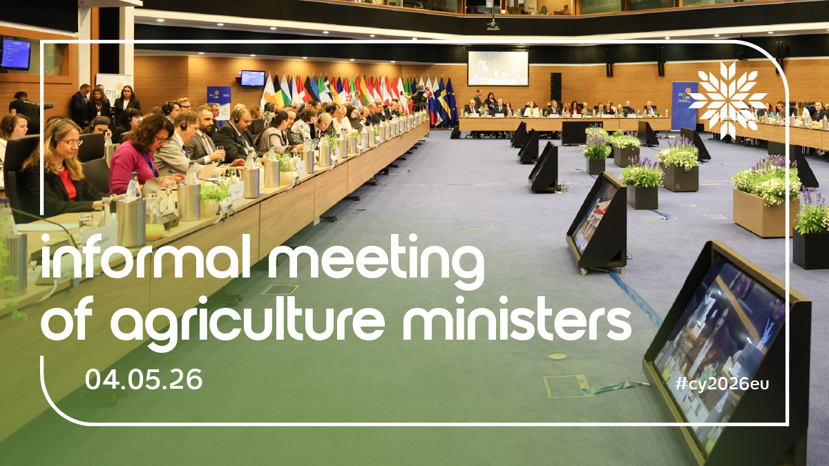 CyprusinEU's tweet photo. 📍Lefkosia ~ Informal meeting of Agriculture Ministers

🇨🇾 Minister Panayiotou chairs today's discussions on agriculture risk management and possible solutions for addressing the growing risks facing the agricultural sector.

#CY2026EU https://t.co/eC9LzMyMeM
