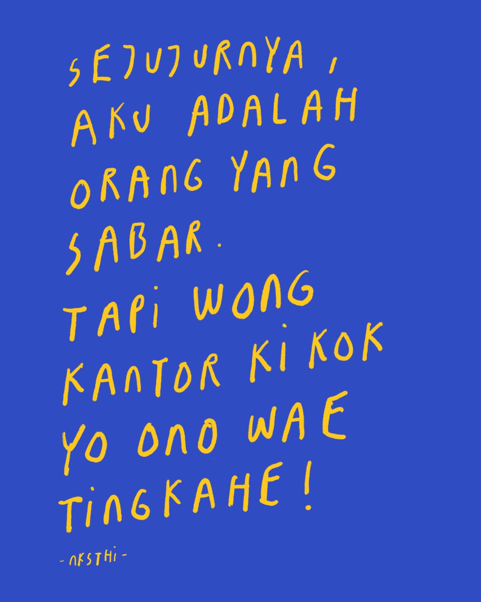 Nanti Kita Sambat Tentang Hari Ini tweet media