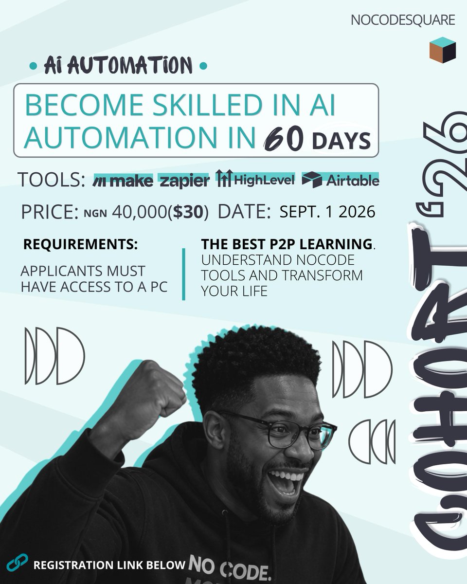 Sekinat Ibrahim | AI Automation & workflow Expert tweet media