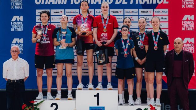 FFTTIDF's tweet photo. 17 podiums pour les franciliens aux championnats de France de tennis de table Minimes-Juniors 2026 : 4 titres, 5 médailles d'argent, 8 de bronze https://t.co/xXmnOKWM3H