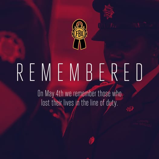 fbunational's tweet image. Today, on Firefighters Memorial Day, #WeRemember over 2,300 firefighters who have lost their lives in the line of duty.

Their bravery and sacrifice will never be forgotten. 

Firefighters across the country will observe a minute’s silence at midday.