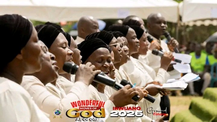 TlccrmOfficial's tweet image. ADULT CHOIR || THE WONDERFUL MOVES OF GOD AS OF OLD || GRAND FINALE || ABIA – IKWUANO PROGRAM || MAY 2026

They declared that the Lord will heal the brokenhearted and restore every lost blessing.

#Chosen
#TLCCRMOfficial
#PstLazarusMuoka
#Abia2026
#Ikwuano2026
