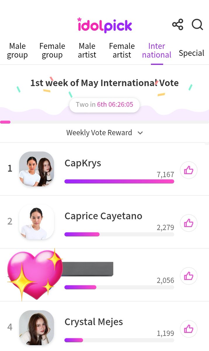 capforkrys's tweet photo. hi sparCKles! help din po natin si tala, ipa-top 3 natin sila 🫶🏻

#capkrys https://t.co/ASttrrMDC8