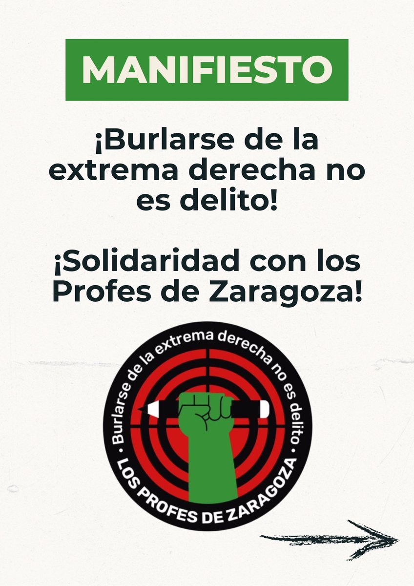LosProfesDeZGZ's tweet photo. #Abascal y #VOX nos denuncian por delito de odio y amenazas. Los que apoyan genocidios, no condenan el franquismo o niegan la violencia machista dicen que son las víctimas del odio... por un juego en unas fiestas en Zaragoza.

Conoce el caso y firma aquí👇
https://t.co/QjyazGpWmu https://t.co/yYpqwfkcVu