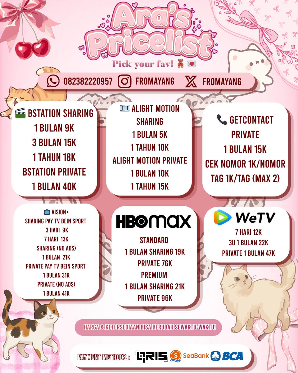gitaramay's tweet photo. @cryptica4ll Sini kak langsung dm, atau wawa ke 📲 https://t.co/9LPYB77J3f https://t.co/FcoAdEBo69