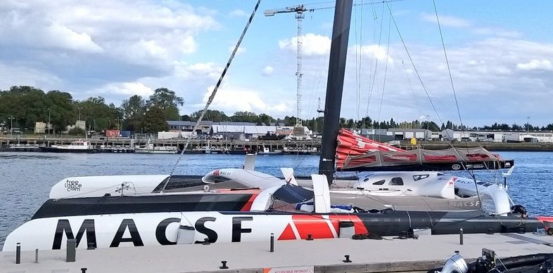 UltimBoat's tweet photo. #Ultime #Ultim #Convoyage

Fin de convoyage depuis la Bretagne Nord pour MACSF qui a rejoint la rade de Lorient. https://t.co/InvVRmXT5U