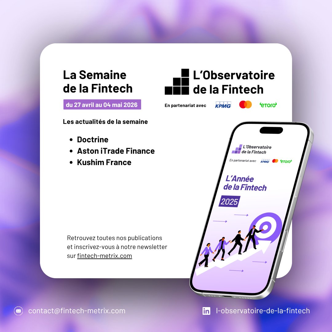 L'Observatoire de la Fintech tweet media