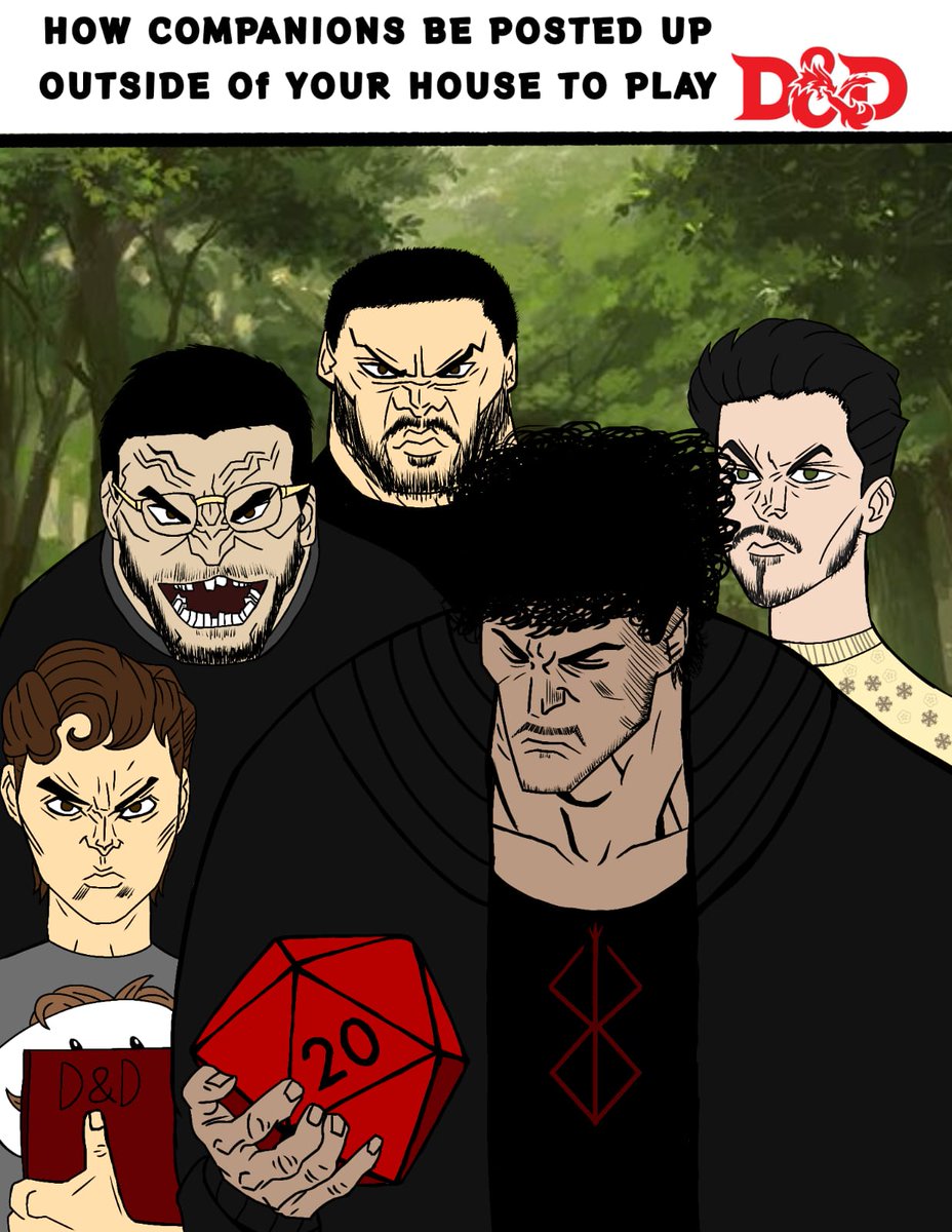 Amerdr5's tweet image. Pov:
#dungeonanddragons #party #art #dnd