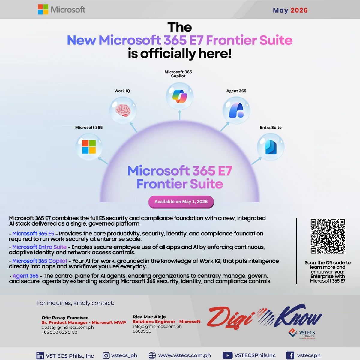 The new Microsoft 365 E7 Frontier Suite is here! Now combining M365 E5 ...