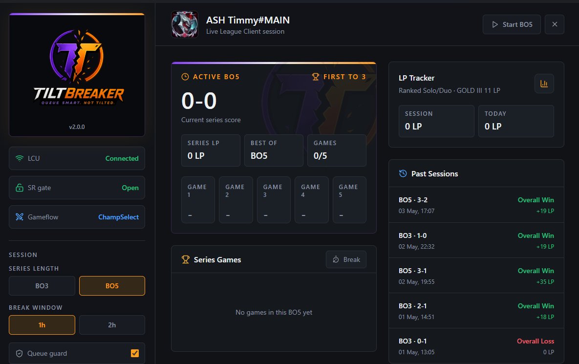 TimmsyDEV's tweet photo. I was struggling with discipline and continuously spam queuing on #LeagueOfLegends... so i decided to make TiltBreaker!

https://t.co/3ermYtIiAH

Been using for a bit, and thought i'd put it on github.
Queue smart. Not tilted.

#Software #OpenSource #Tilt #Gaming #GamingApp https://t.co/1I5Co1CkfG