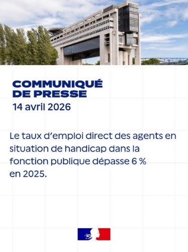 cap_emploi92's tweet photo. 🔊 Avec un taux d'emploi direct de 6,36 %, la Fonction publique franchit un cap historique dans l'inclusion des personnes en situation de handicap pour 2025.
En savoir + 👉 https://t.co/MkNpzFhsKx https://t.co/aFebaJBLiP