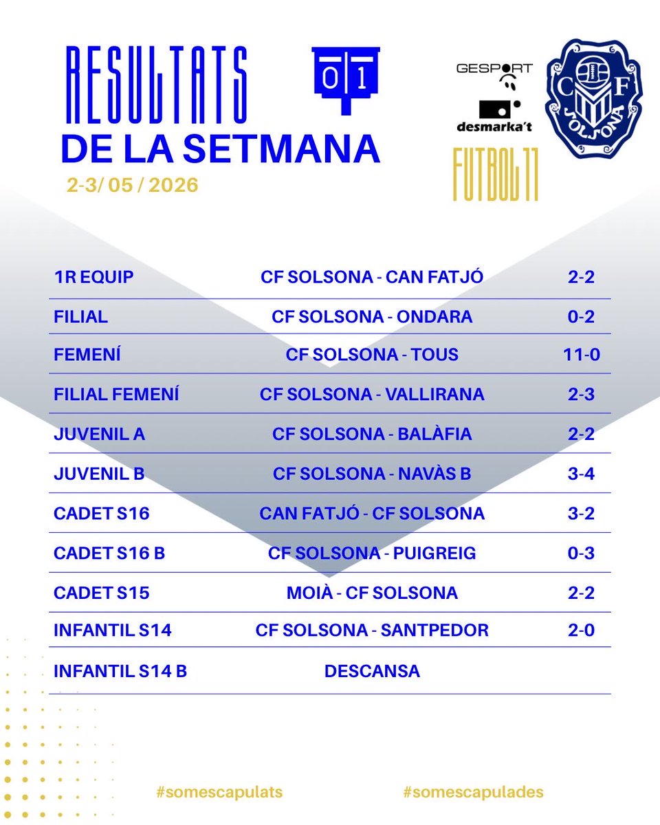 CF Solsona - des de 1928 tweet media