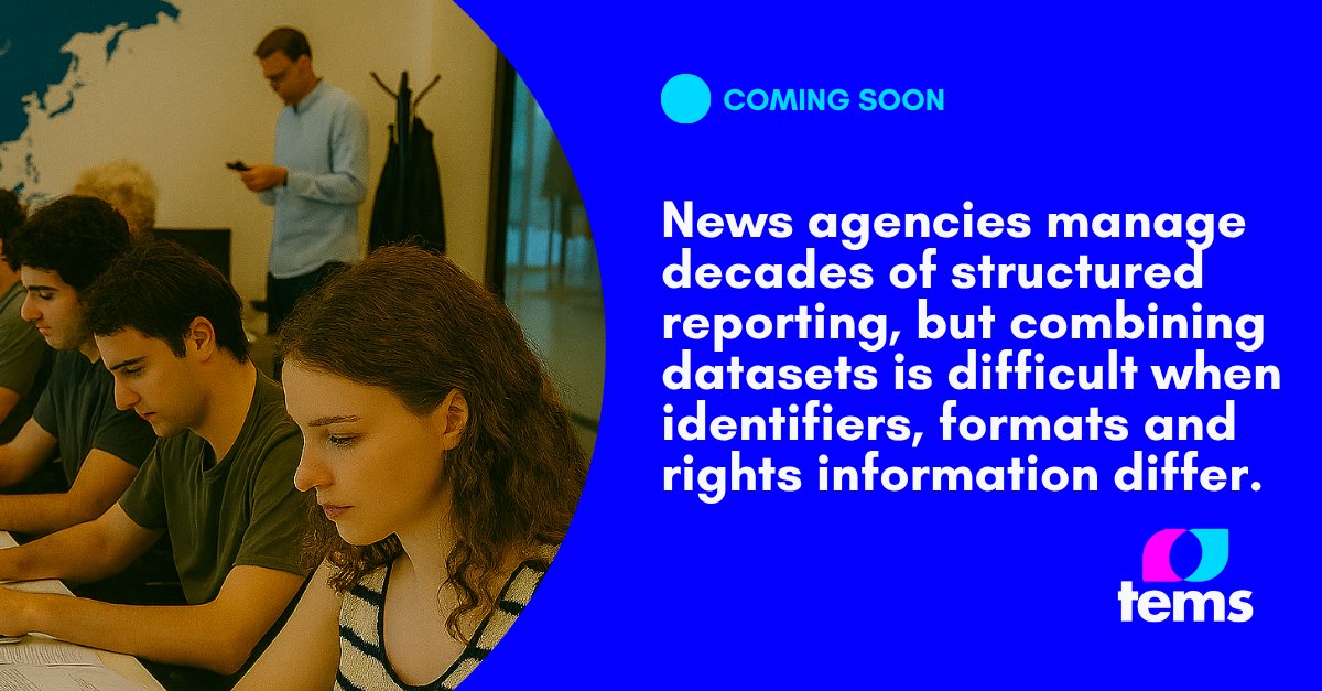 tems_eu's tweet photo. Agencies hold some of Europe’s most valuable verified archives, yet fragmentation makes large‑scale reuse challenging. TEMS provides a shared framework where content, metadata and rights can move consistently across organisations.

https://t.co/LgeSH9Esc8 https://t.co/W7OYVGF4xO