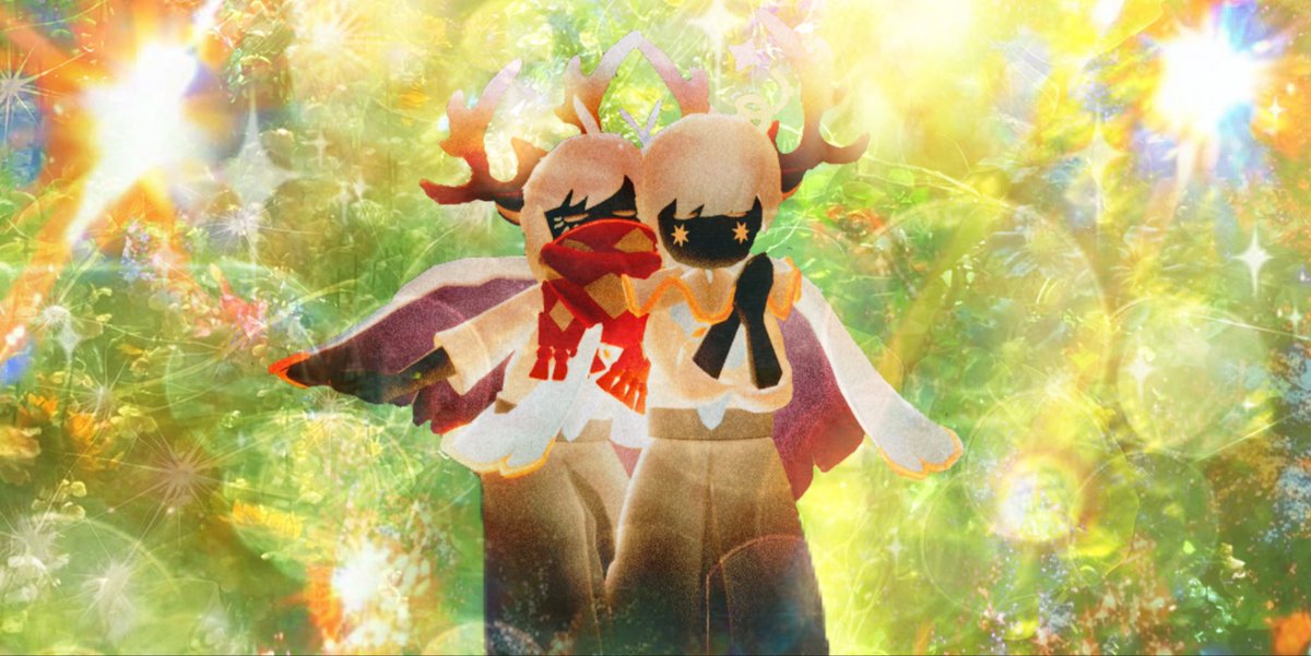 syokuz0_'s tweet photo. ✴︎2人で光になる

#thatskygame #sky星を紡ぐ子どもたち
#sky写真部 https://t.co/0COHVcndMp