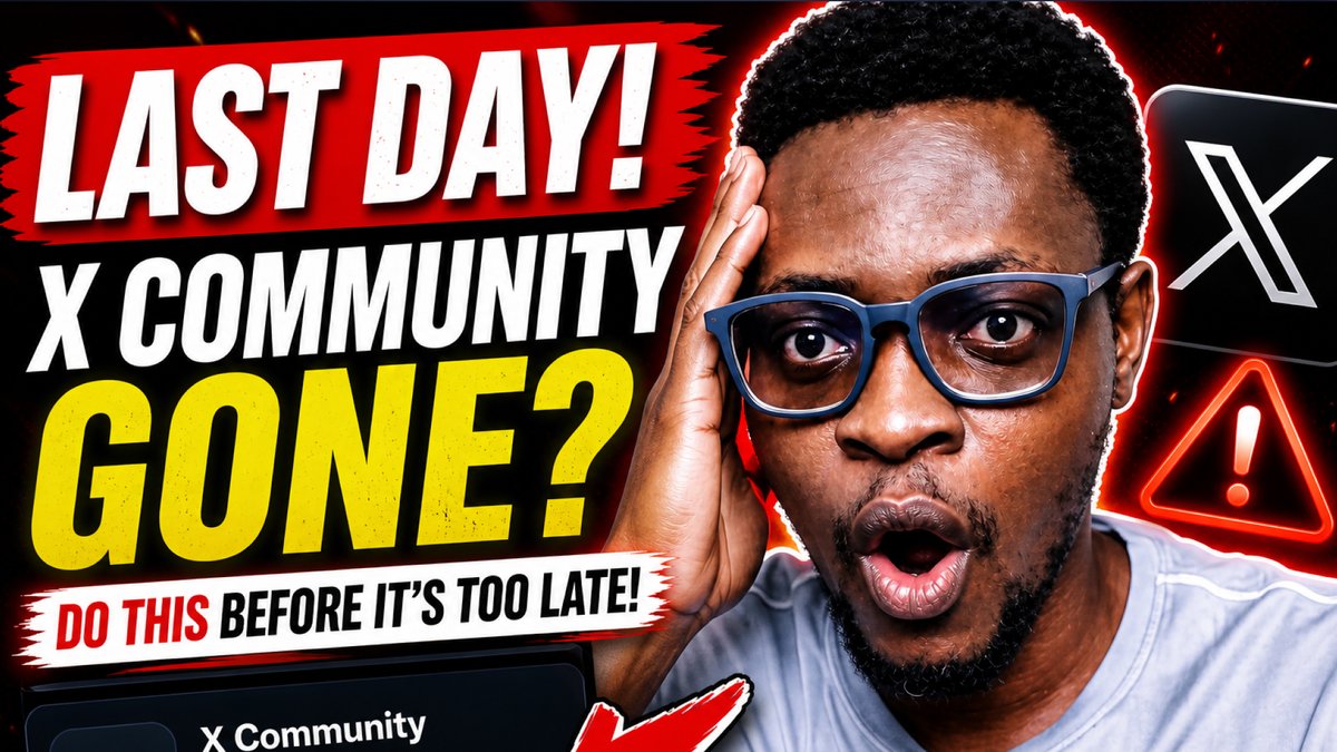TsTechTalk's tweet photo. X Communities are being discontinued!

If you run a community, don’t lose your audience here’s what you should do BEFORE the deadline:

✅ Create an X Chat group for your members
✅ Post the X Chat link inside your community NOW
✅ Pin the link so everyone sees it before shutdown https://t.co/nODYAuAgvI