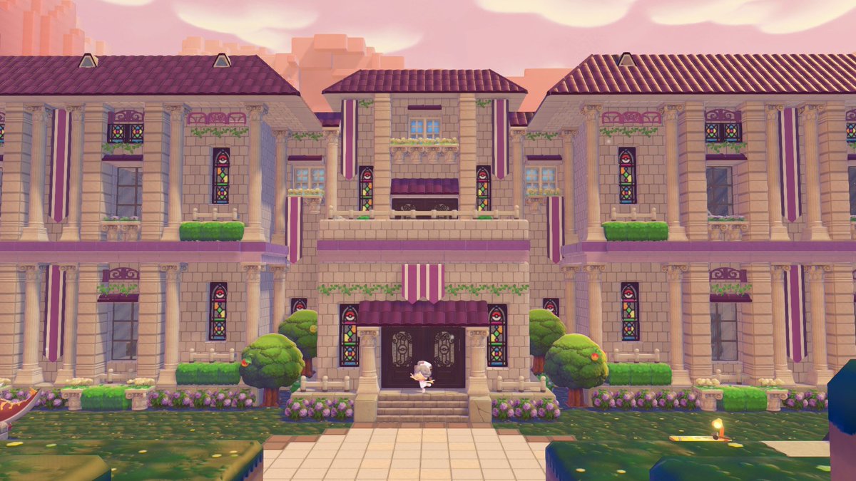 ぽこポケの博物館周りはとりあえず博物館本体の正面部分の装飾がようやく終わったとこです
背面と側面はまだです
この後前面のスペース色々する予定だからとりあえず博物館単体での写真収めておいた