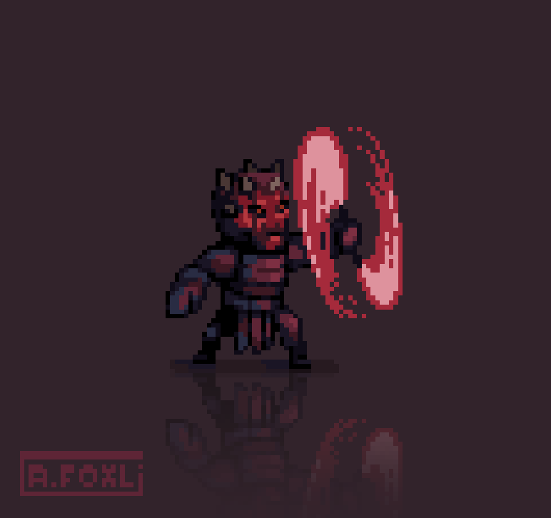 A_Foxli's tweet photo. May the Force be with you!

#pixelart #maul #starwars https://t.co/3DzYvaZJZg