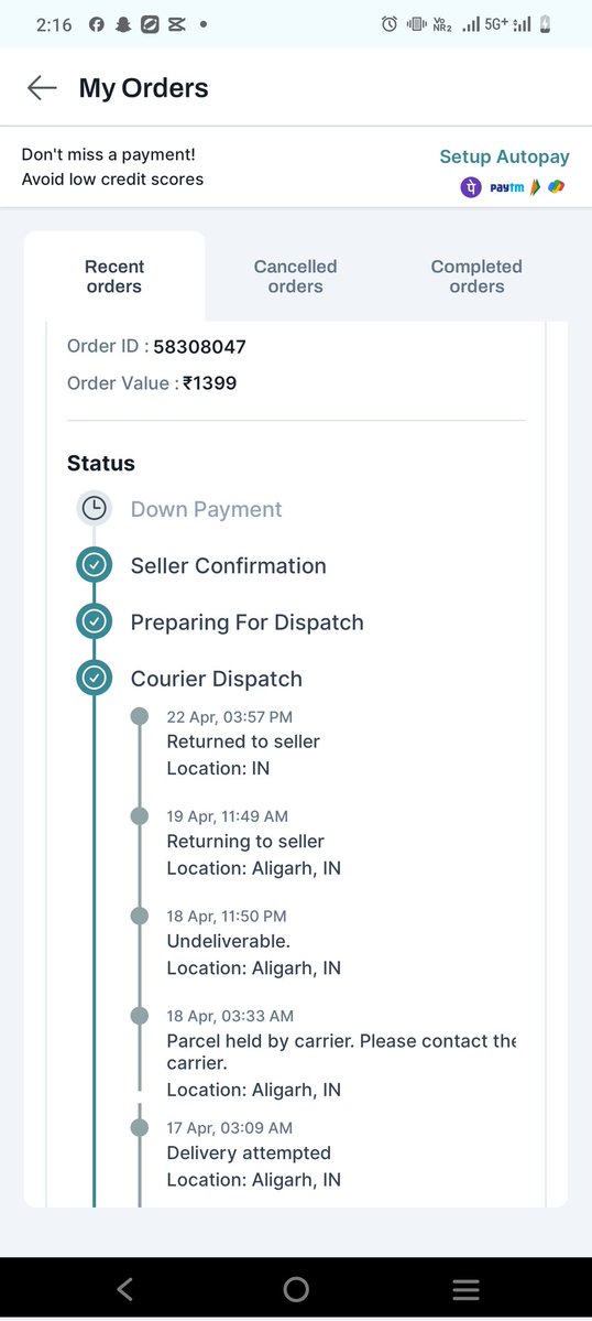 ChoudharyC68024's tweet image. I ordered shoes on Snapmint EMI through Amazon, but the product was never delivered. My down payment was deducted, and EMI charges have started despite not receiving the order. Please resolve this issue, refund my payment, and cancel the EMI immediately. #Snapmint #RefundIssue