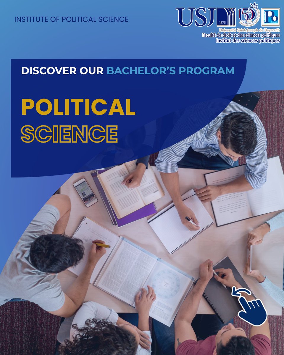 ISPLiban's tweet photo. 📚 Bachelor’s Degree in Political Science (English Track)

Our English-taught program offers a rigorous foundation in political theory, international relations, and public affairs, within a truly international academic environment. https://t.co/ENZQBYHxPA