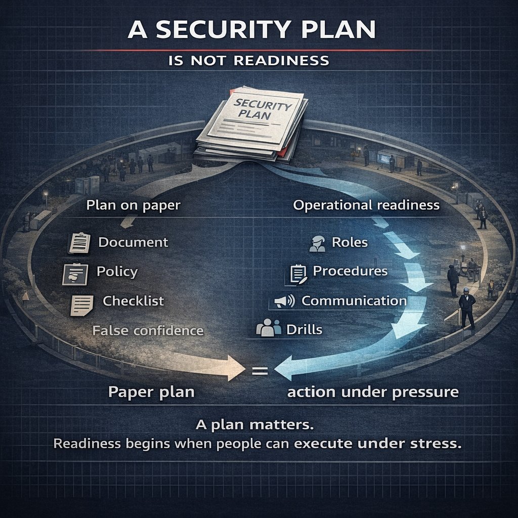 OMardner's tweet image. A plan looks good on paper.

Until something actually happens.

That’s when you find out what’s real.

Read the full article on LinkedIn. Link in bio.

#security #privatesecurity #securityindustry #MartynsLaw