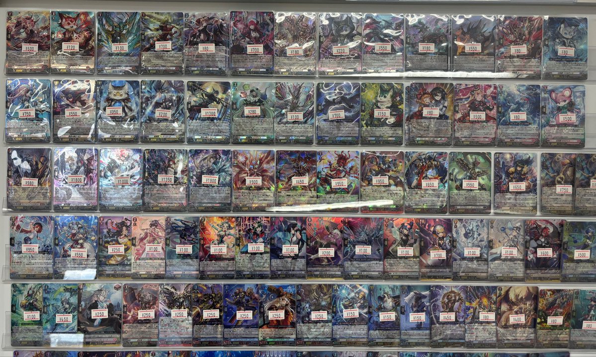 ヴァンガード スペシャルシリーズ 「伝説の先導者達」 各種カード入荷