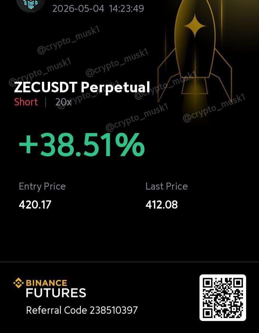 ArnauPerera's tweet image. #Free_signal

#ZEC/USDT

38% Profit

Dm to get started