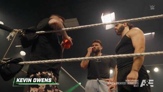 WrestlingBel's tweet image. Dans l'épisode de cette nuit de LFG, @DorianVDwwe est coaché par @FightOwensFight 
#WWE #LFG