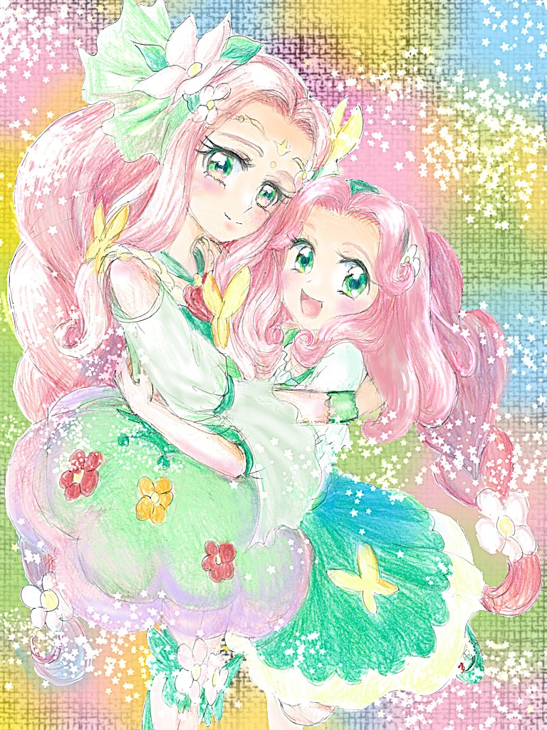 mafuyunotuki's tweet photo. #みどりの日に緑キュアを愛でよう
キュアフェリーチェとはーちゃん(過去絵)で。 https://t.co/ucWPx96AlC