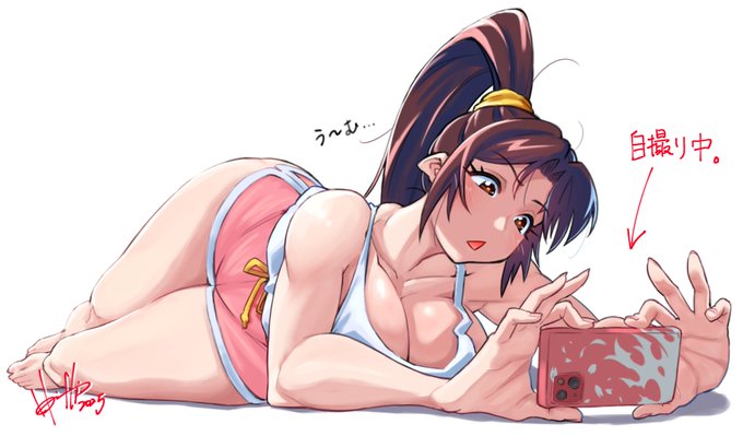 #みなさん去年の今頃はどんな絵描いてましたか GW明けに描いてたっぽい自撮り舞さん