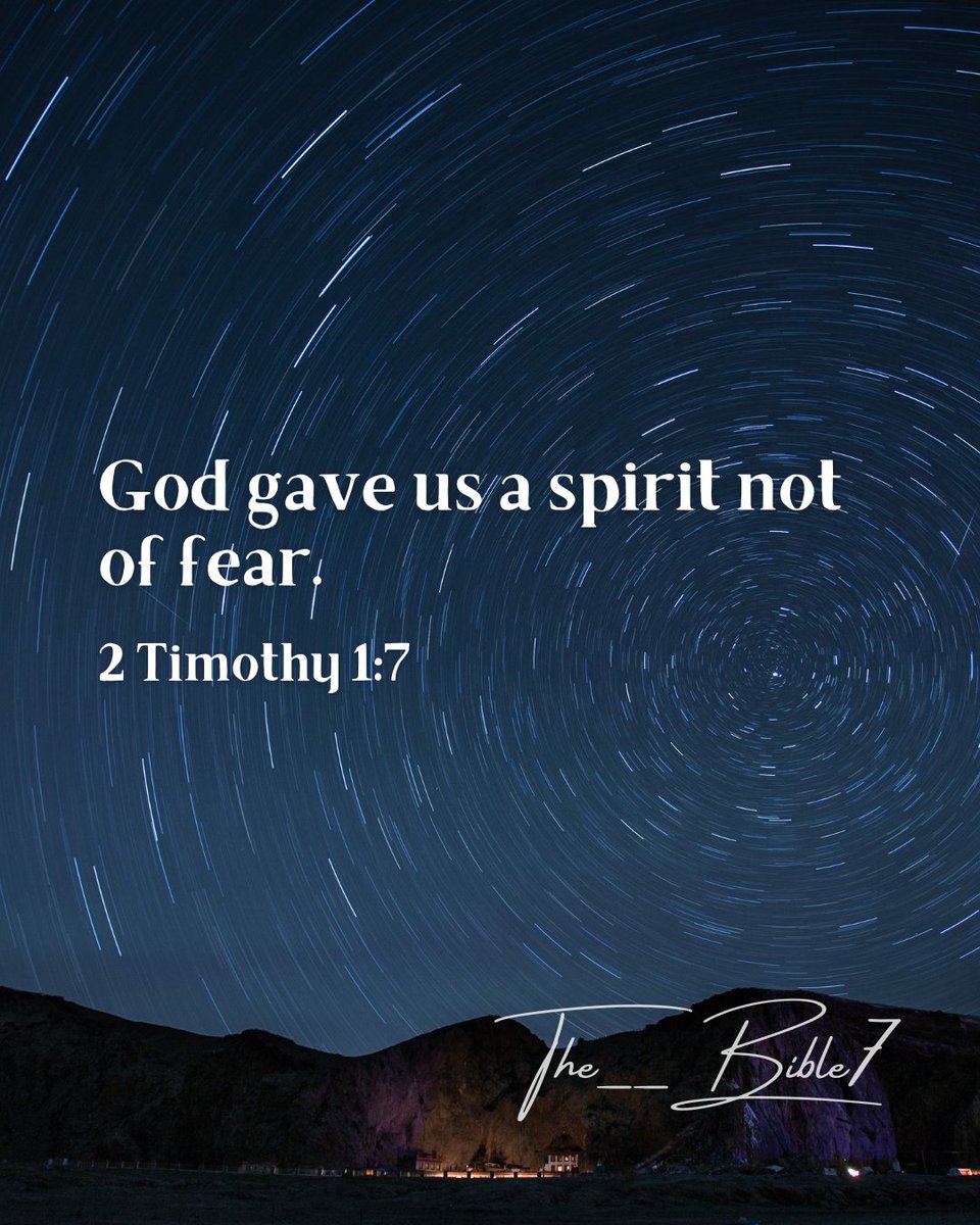 The__Bible7's tweet image. 2 Timothy 1:7