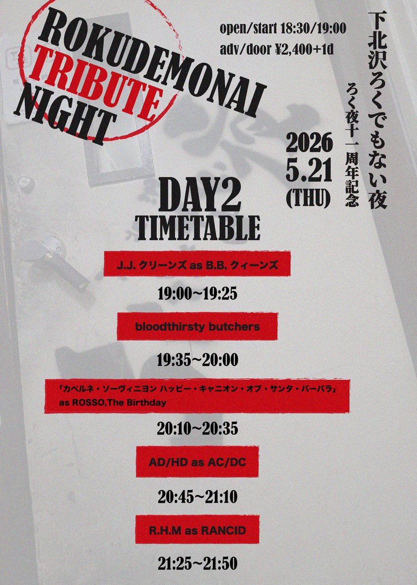 下北沢ろくでもない夜 tweet media