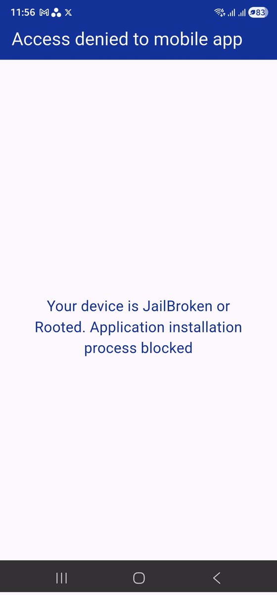 ssmusoke's tweet photo. Farewell #Flexipay, the assumption that enabling developer tools makes a phone a hacking target...

Was nice while it lasted

Strange is that the regular @stanbicug mobile app works on the same phone https://t.co/S9nwd0ibrF