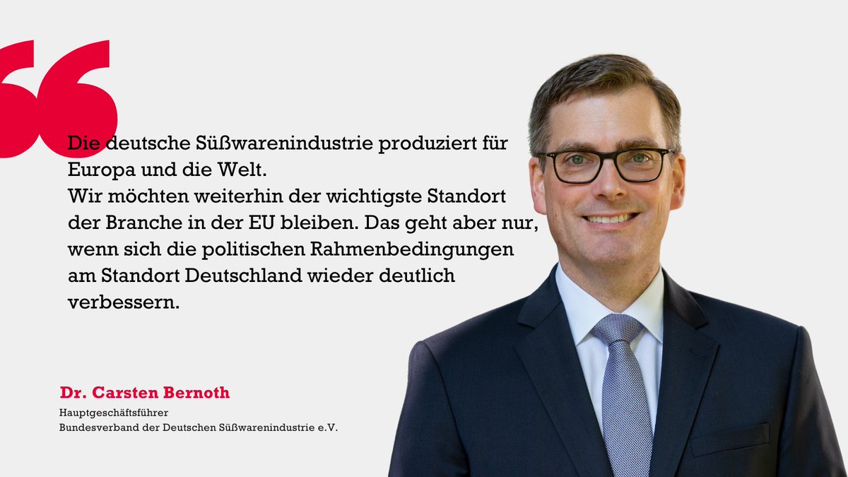 BDSI's tweet photo. Die deutsche Süßwarenindustrie produziert für Europa und die Welt – sie braucht bessere Rahmenbedingungen, um auch künftig ein starker Standort in der EU zu bleiben. 🍬🌍🇩🇪 https://t.co/6EwIfM2fPk