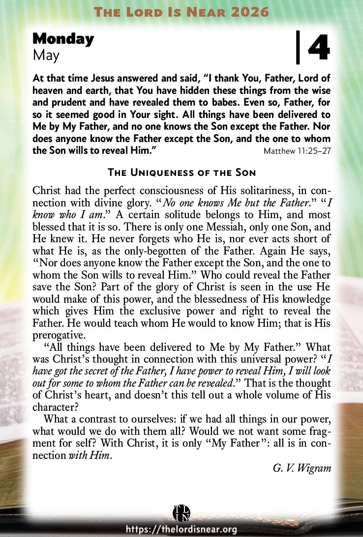 The Lord Is Near tweet media