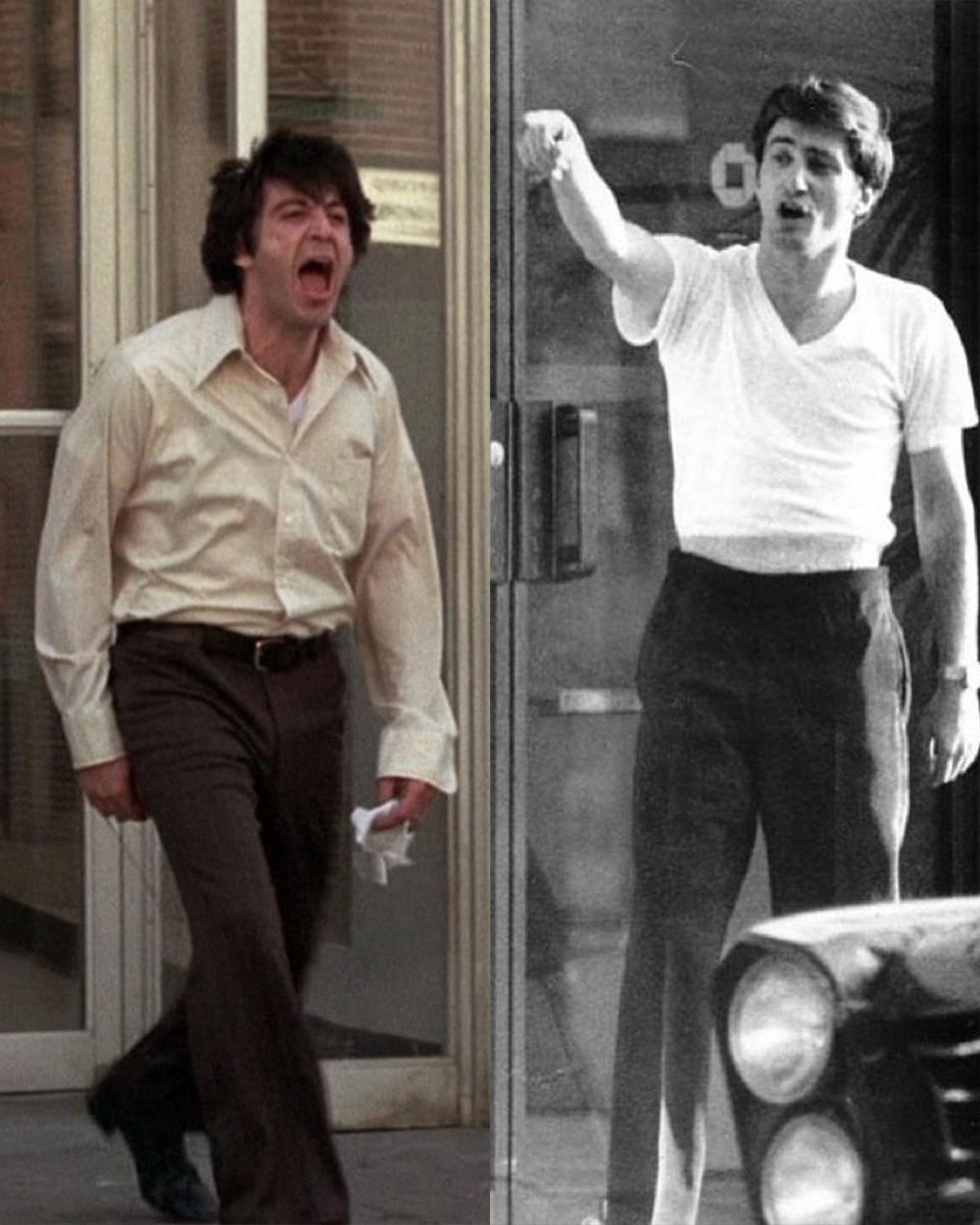 ThePCCLondon's tweet photo. DOG DAY AFTERNOON returns from a 35mm print next Monday 11th May. Starring Al Pacino and based on the true story of Jon Wojtowicz, who robbed a bank in Brooklyn to pay for his partners gender affirming surgery. 🎟️ https://t.co/NE7ATfS436 https://t.co/6pLxfzqb4G