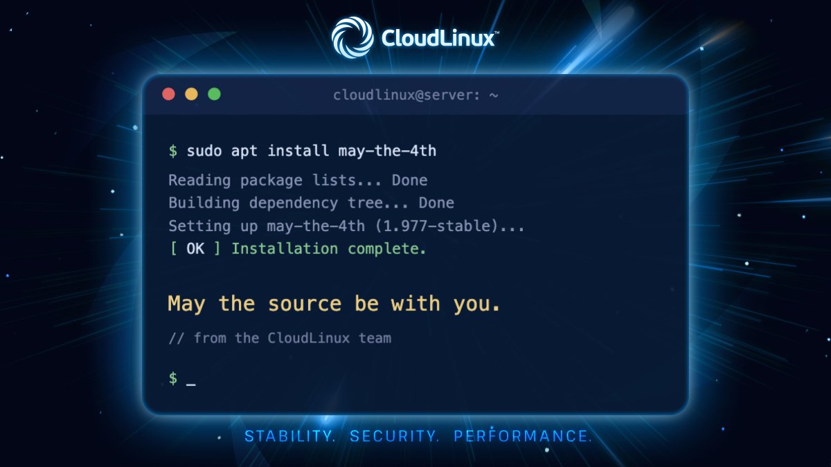 CloudLinuxOS tweet media