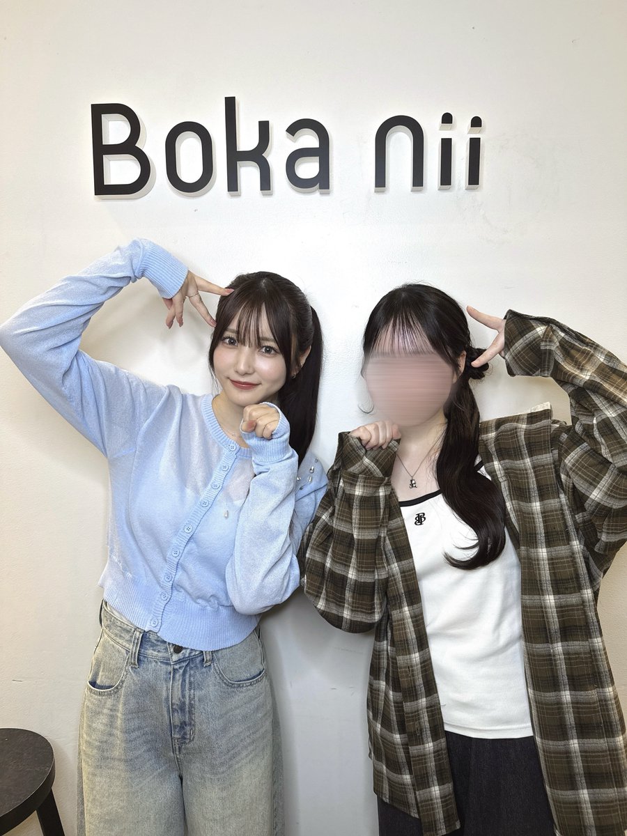 Bokaniiリニューアルオープンおめでとう〜！💙
ずっとたのしみに待ってた(⊃ т  ̫ т ⊂)
ぜんぶ可愛くて、いっぱい買えて幸せだった！🛒➿届くのたのしみ꜀^. ̫.^꜆💭
かすちゃん2日間たくさんおつかれさま〜〜！会えて嬉しかった！！！🩵
 #Bokanii  #BokaniiPOPUP
