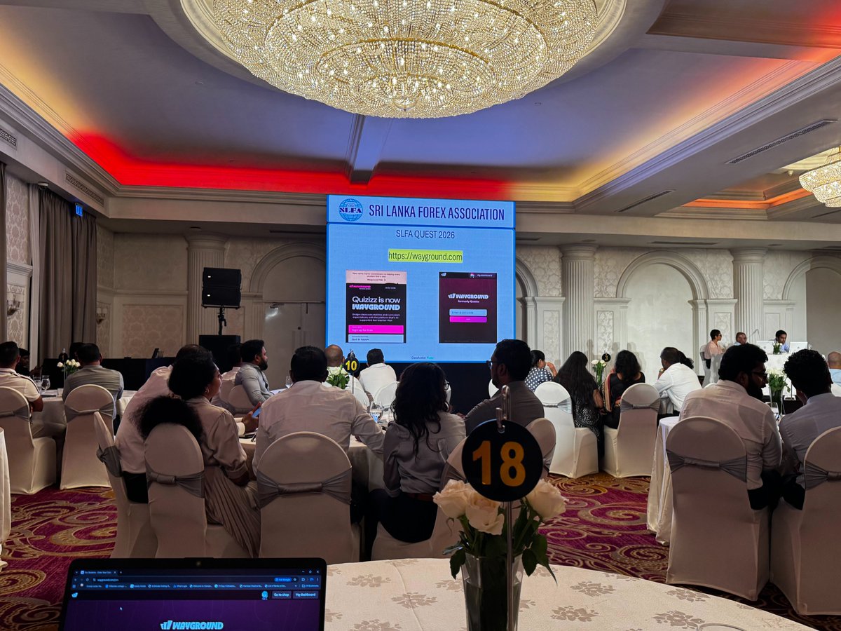 Pigottchapman's tweet photo. Grateful for the opportunity to take part in SLFA Quest 2026 – The Financial Market Quiz, held on 30th April 2026 at The Kingsbury Hotel.

#SLFAQuest2026 #SLFA #SriLankForexAssociation #PigottChapman #FinancialMarkets #LearningExperience #Networking #InterbankBrokers https://t.co/QUQz6L6KMm