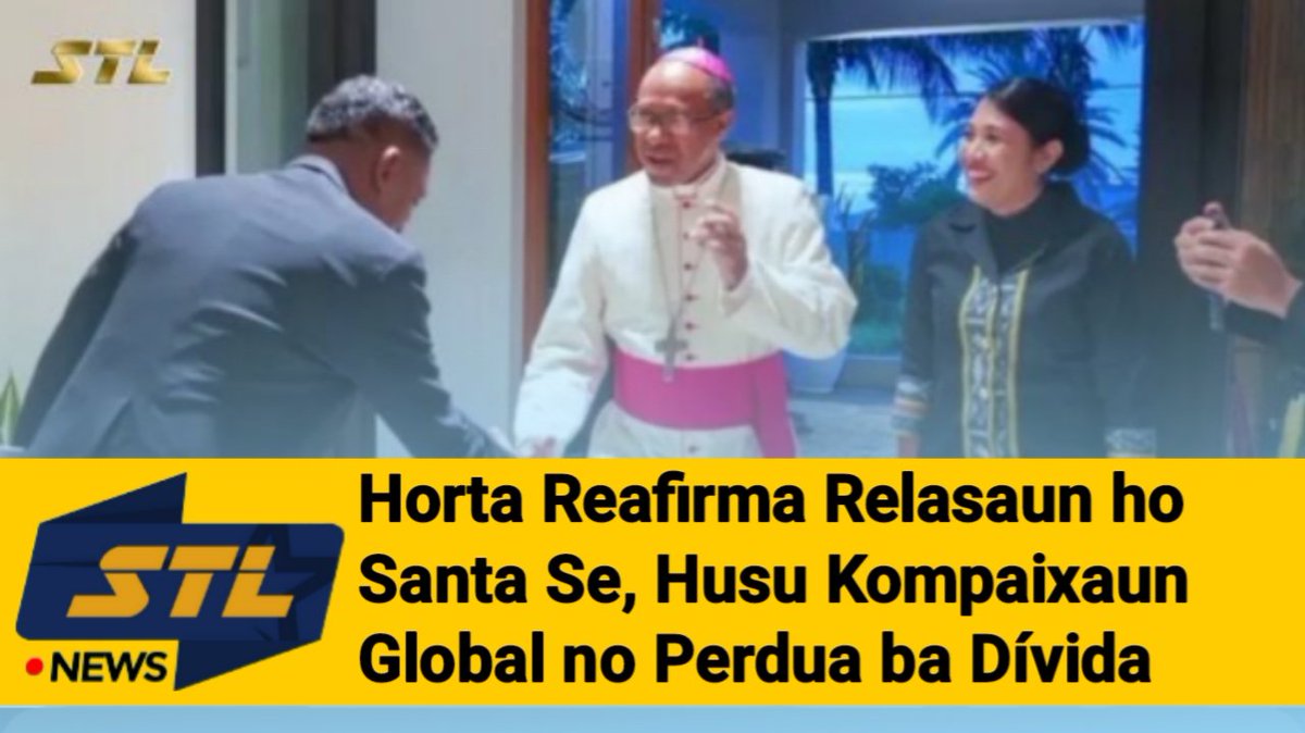 STLTimorLeste's tweet image. Horta Reafirma Relasaun ho Santa Se, Husu Kompaixaun Global no Perdua ba Dívida
youtu.be/cNcqY-A_dD4?si…

* Subskreve STL Iha Youtube: youtube.com/@STLTimorLeste

Online: stltimorleste.com

Media Sosial:
* Facebook: facebook.com/stltimorleste/

#SuaraTimorLorosae #STL #TimorLeste