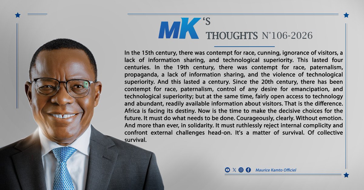 Maurice Kamto tweet media
