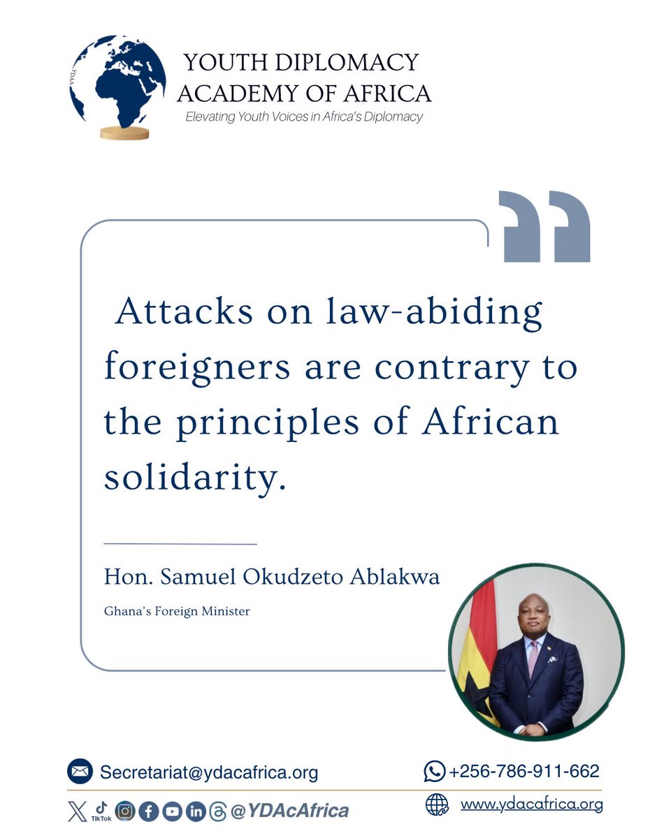 Youth Diplomacy Academy of Africa tweet media
