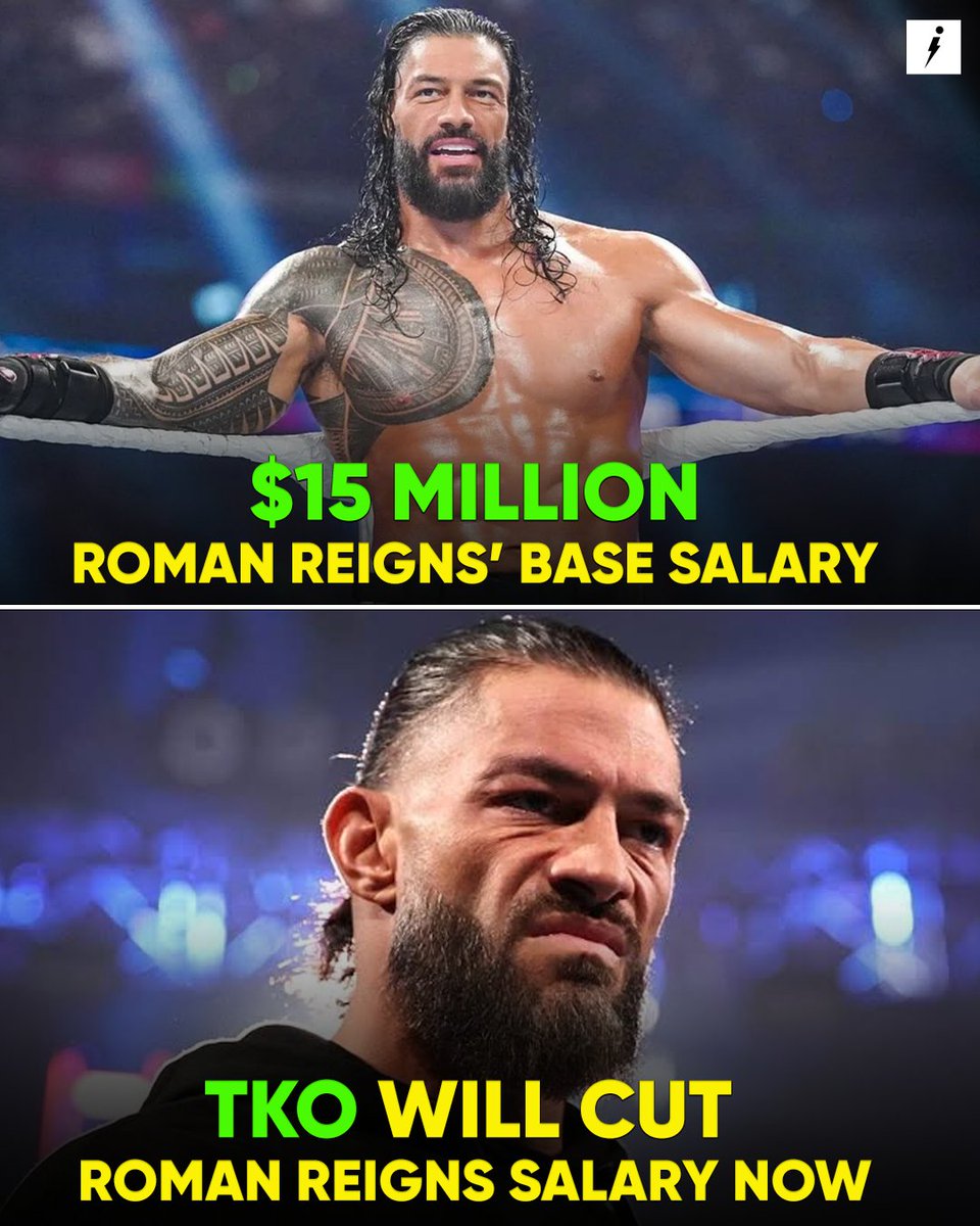 sportsinfofeed's tweet image. $15 Million 💰 Roman Reigns’ base salary… and now TKO is set to CUT it 😮‍🔥 because of fewer appearances.

#RomanReigns #WWEBacklash #WWE #WWERaw #sportsinfowrestling