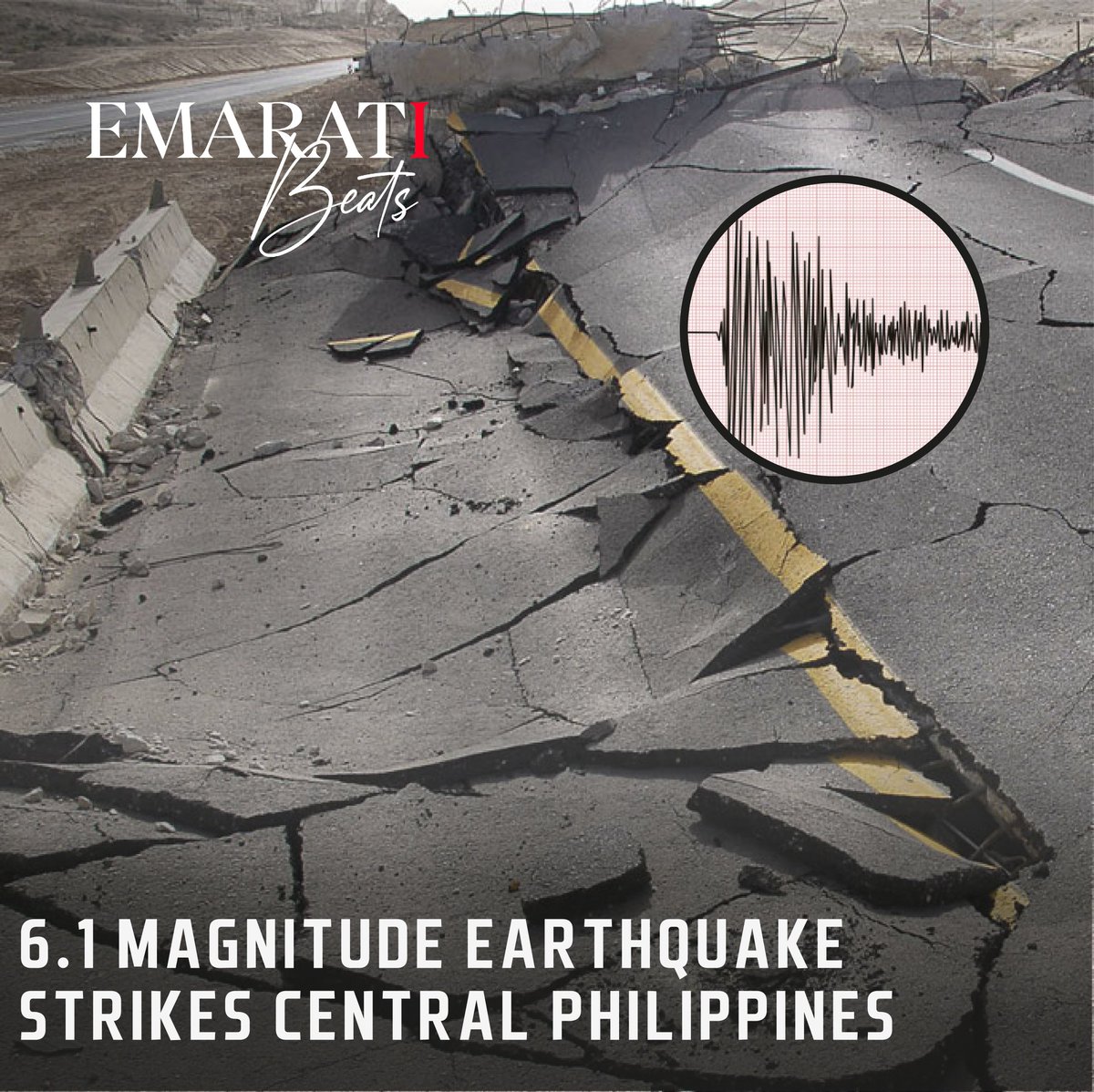 emaratibeats's tweet image. A powerful shake beneath the surface 🌍

A 6.1 magnitude earthquake struck the Philippines, originating from tectonic activity at a depth of 10 km. Shallow quakes like this often feel stronger on the surface

Stay alert, stay safe.
#Earthquake #Philippines #BreakingNews #Tectonic