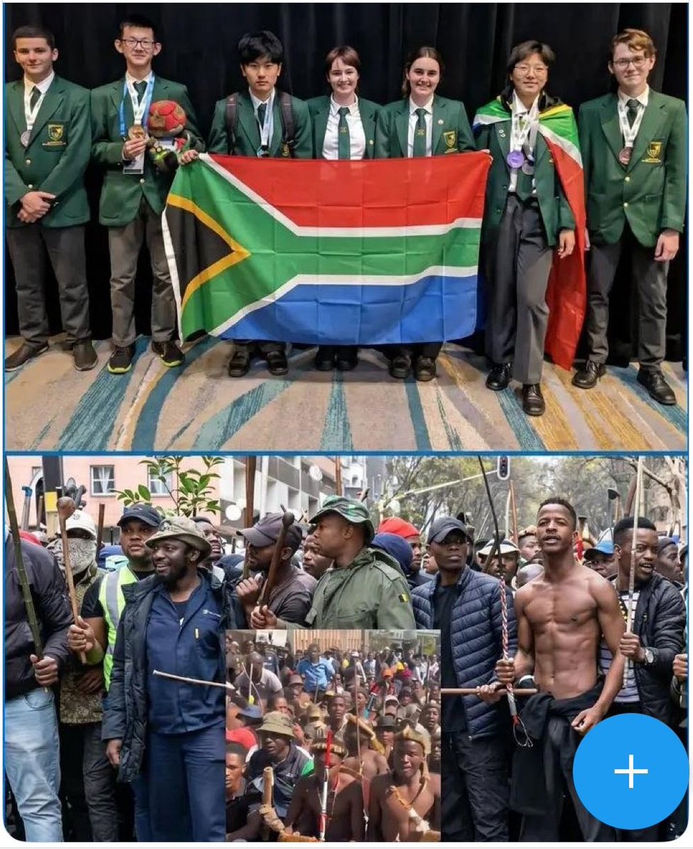 South Africans who participate in Mathematics Vs  South Africans who are fighting Africans.